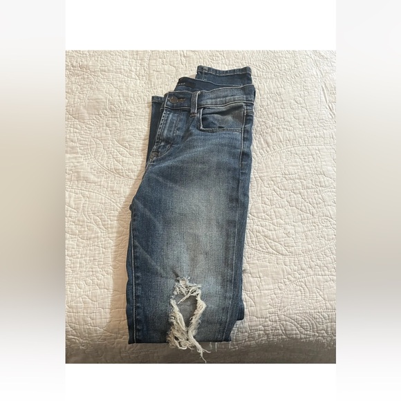 J Brand Jeans Size 25 Ripped/Distressed Straight Leg Jeans - Picture 2 of 8